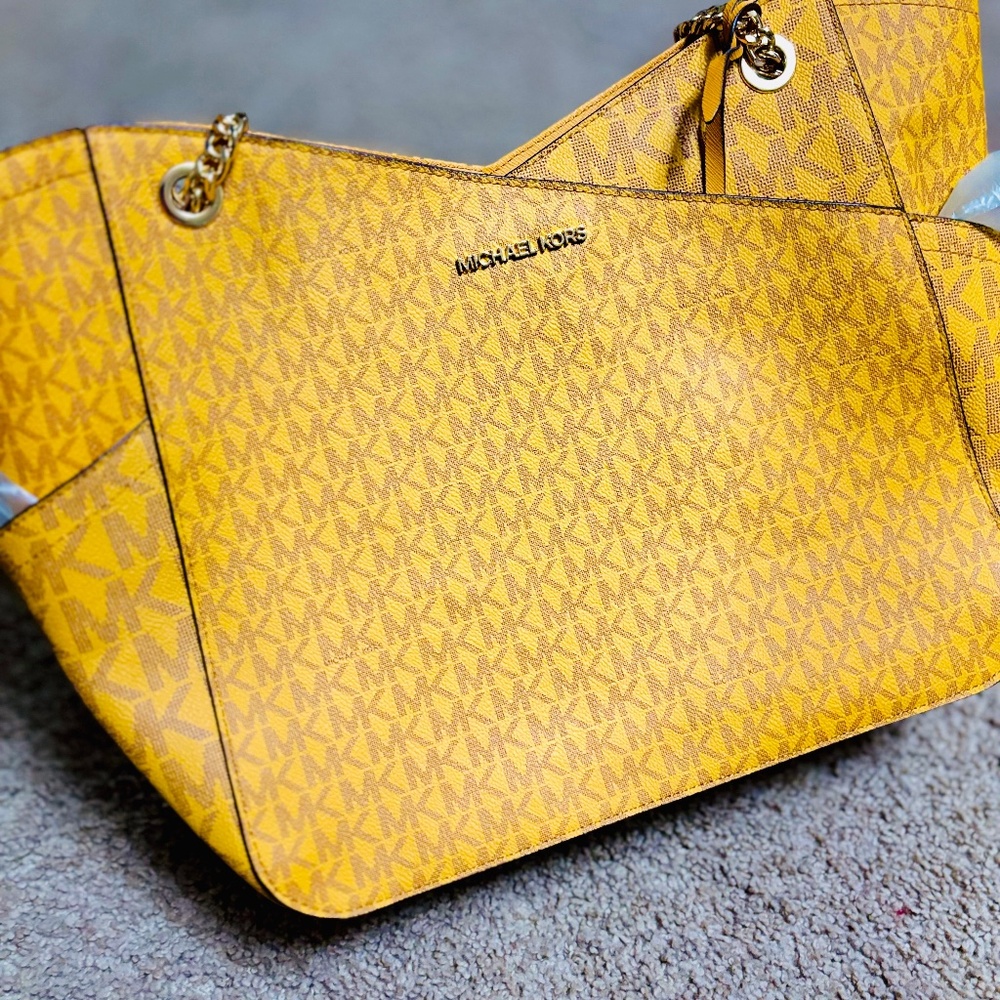 Michael Kors jet set large shoulder/tote bag